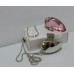 Heart Shape Crystal Necklace USB flash drive - 4GB / 8GB (with Free Chain)